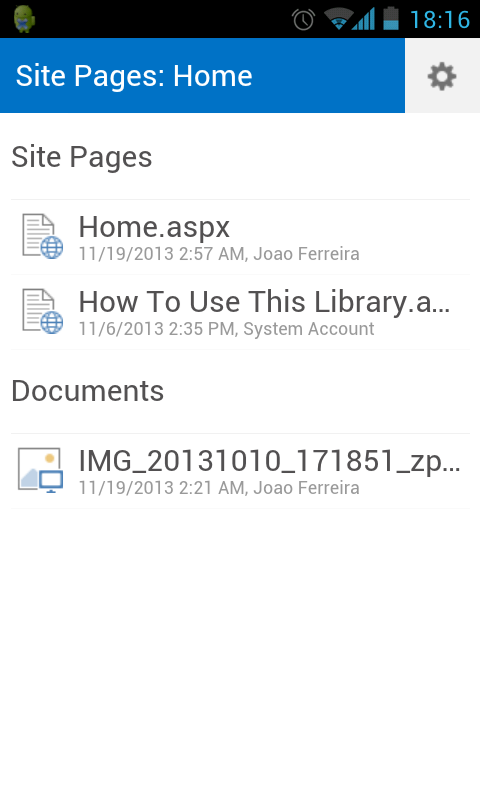 SharePoint Mobile View