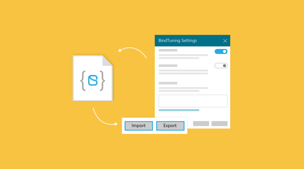 Import Export BindTuning Theme Settings