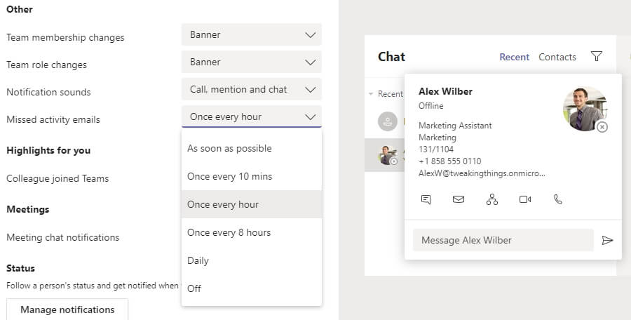 Microsoft Teams Notifications Email