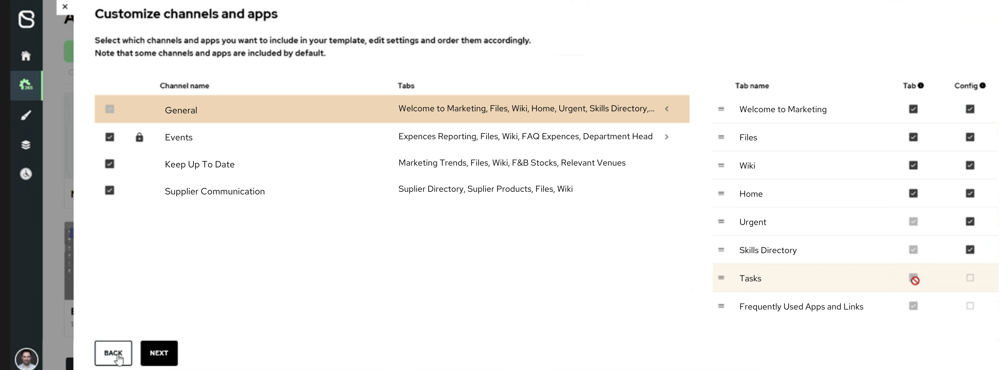 BindTuning App - Creating a New template