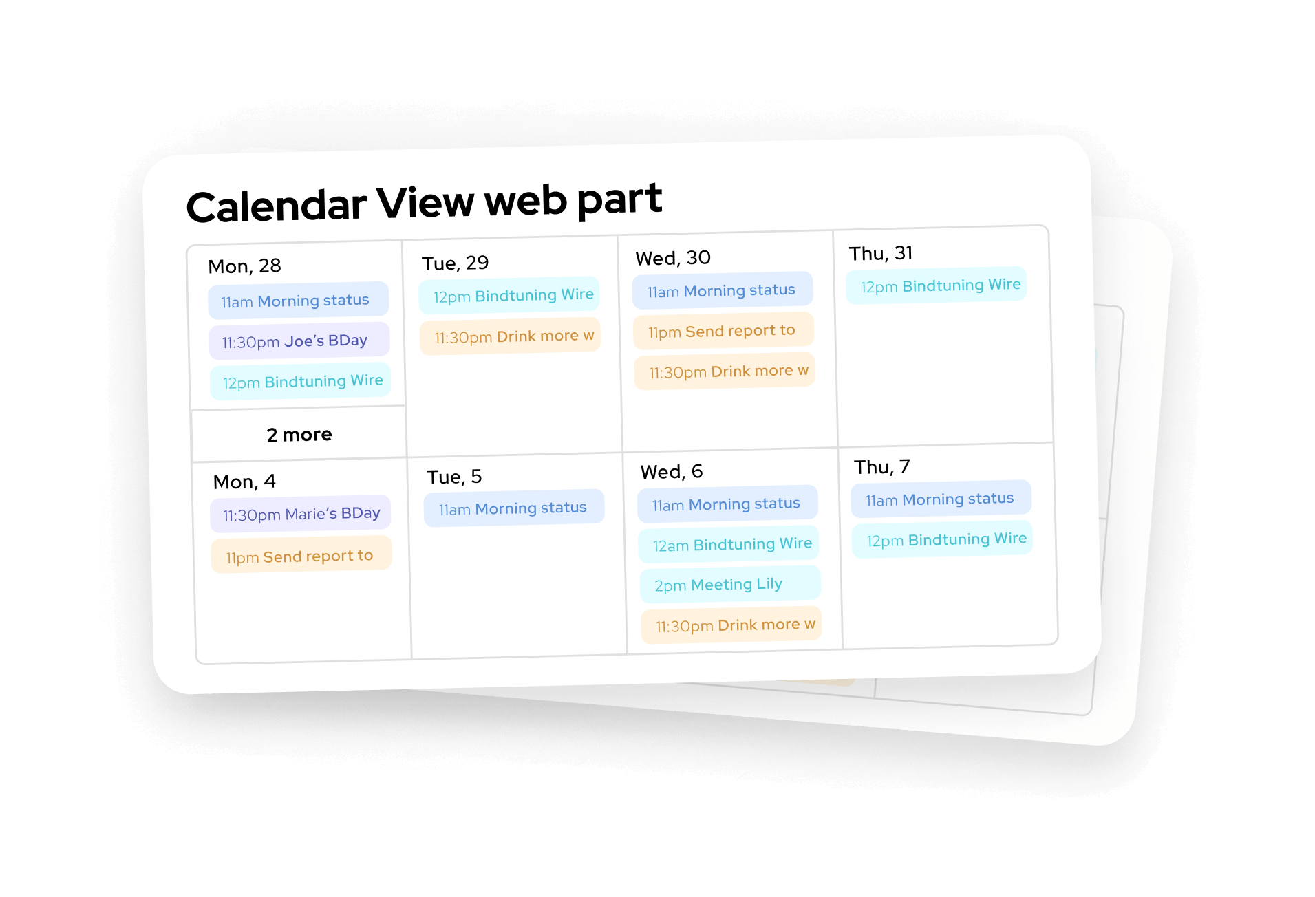 Calendar View