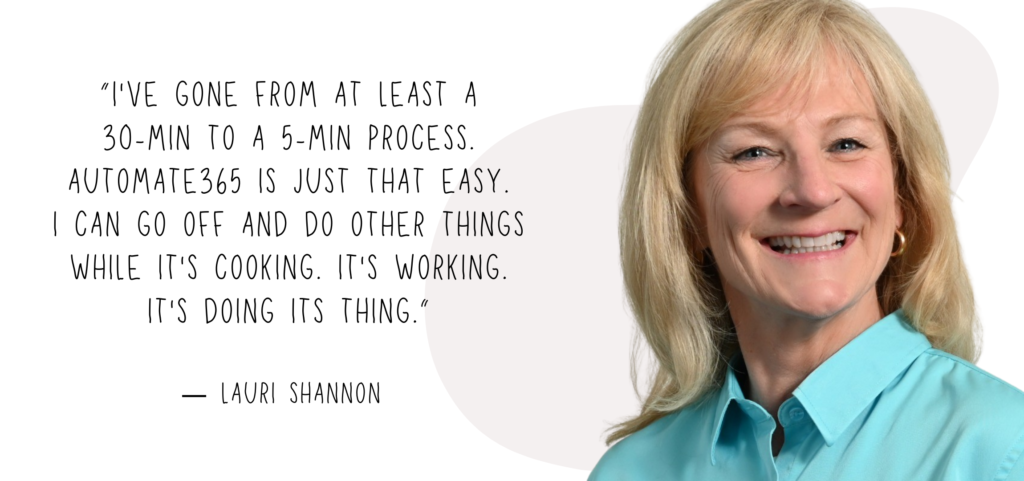 Lauri Shannon quote with her photo